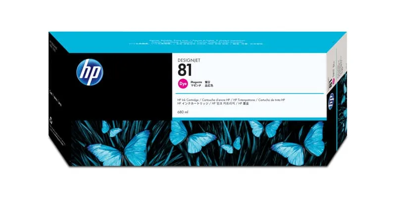 HP Bläck Magenta No.81 DJ 5000/5000PS/5500