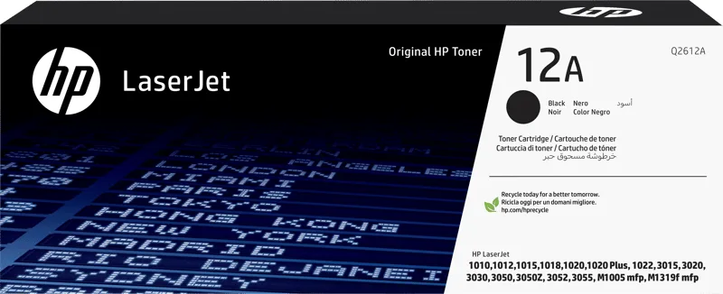 HP 12A Svart