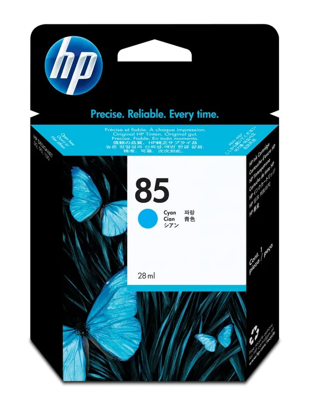 HP Bläck Cyan No.85 DNJ 30/130
