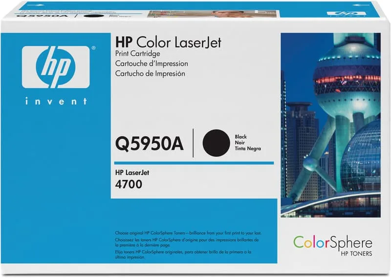 HP 643A svart original LaserJet tonerkassett