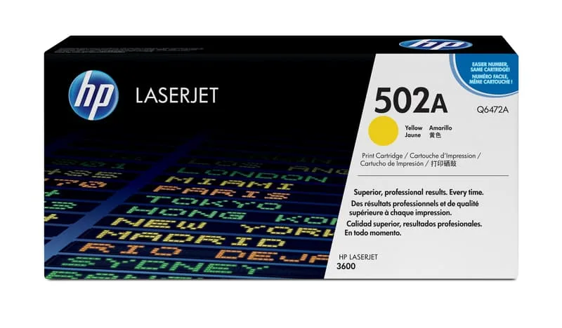 HP 502A - gul - original - LaserJet