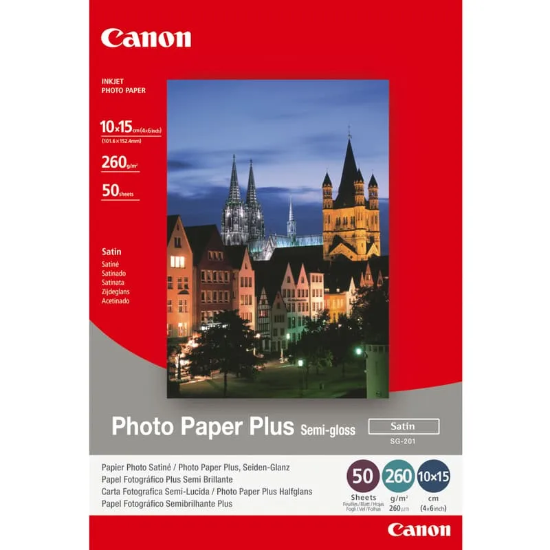 Canon SG-201 Photo Paper Plus Semi-Gloss