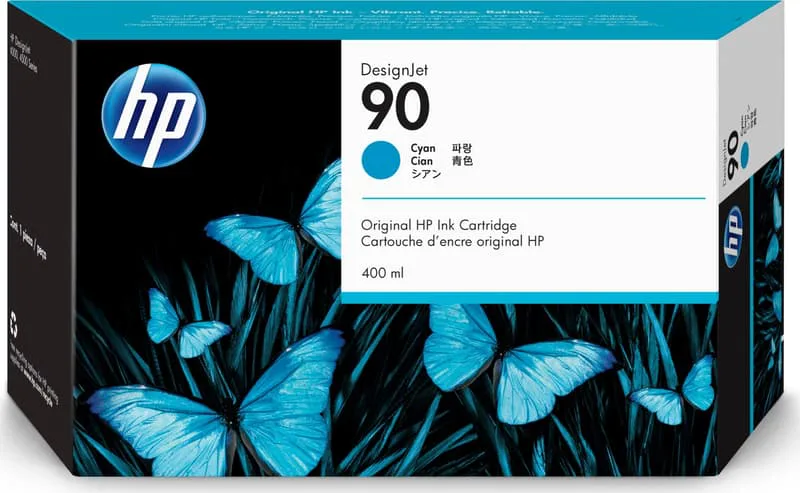 HP 90 - cyan - original - DesignJet