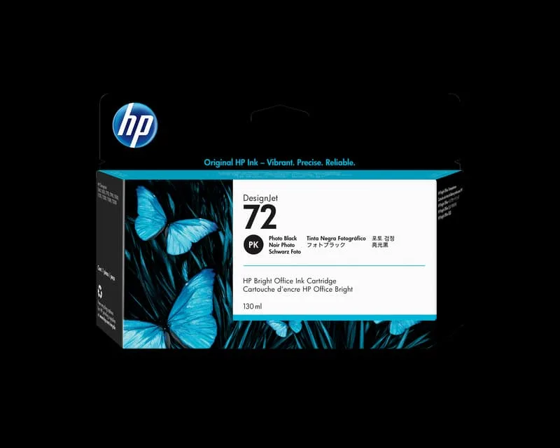 HP Original 72 130 ml bläckpatron – förälder 1 Photo Black
