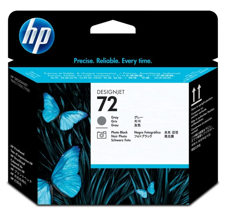 HP 72 - grå, foto-svart