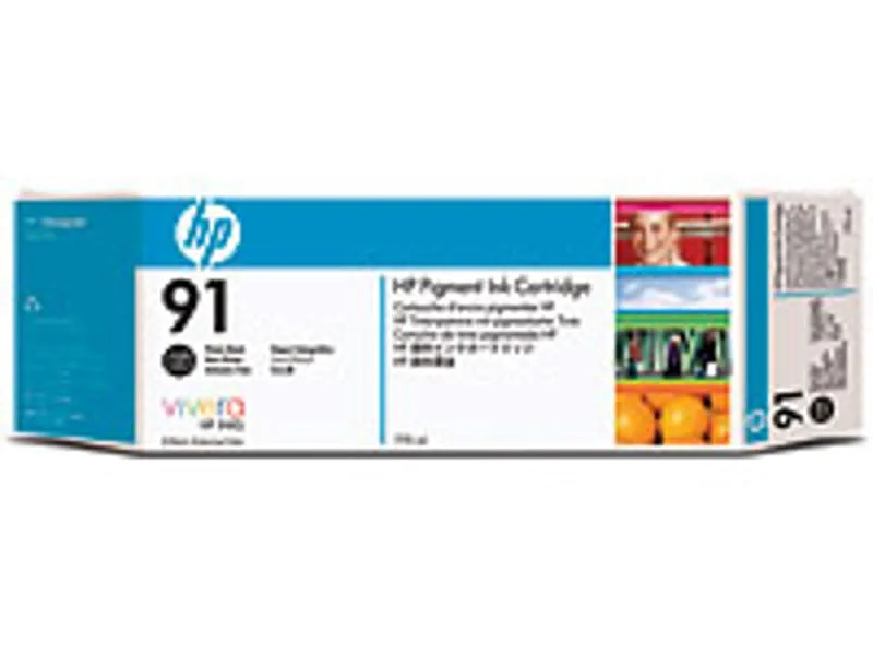 HP 91 - foto-svart - original - DesignJet