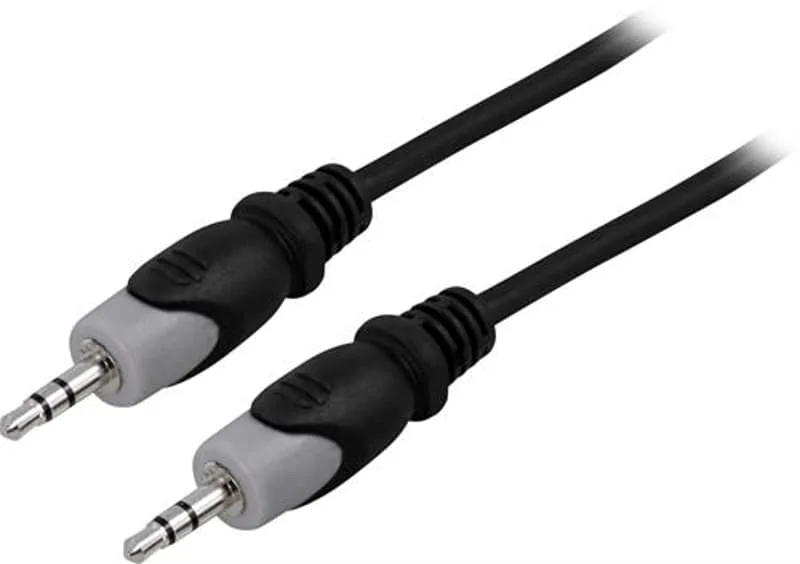 Deltaco Ljudkabel stereo 3,5 mm
