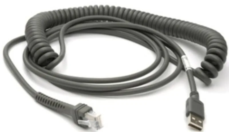 Zebra Kabel USB 4.5m Spiral