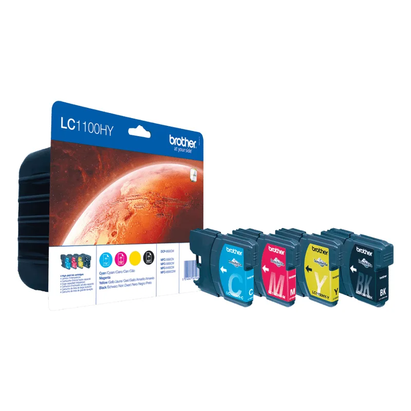 Brother Bläck Multipack HIGH LC1100HYVAL
