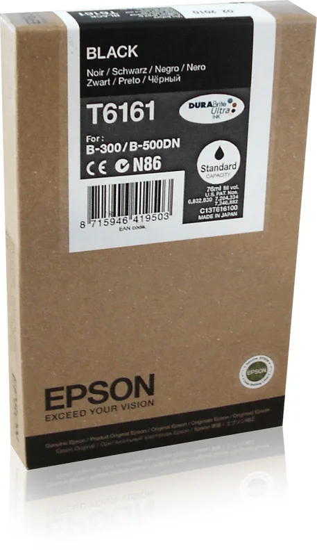 Epson Bläck Svart 3K PAGES B-500DN