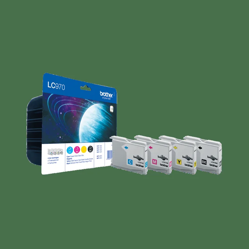 Brother Bläck Kit LC970 Value Pack 1XBK,C,M,Y