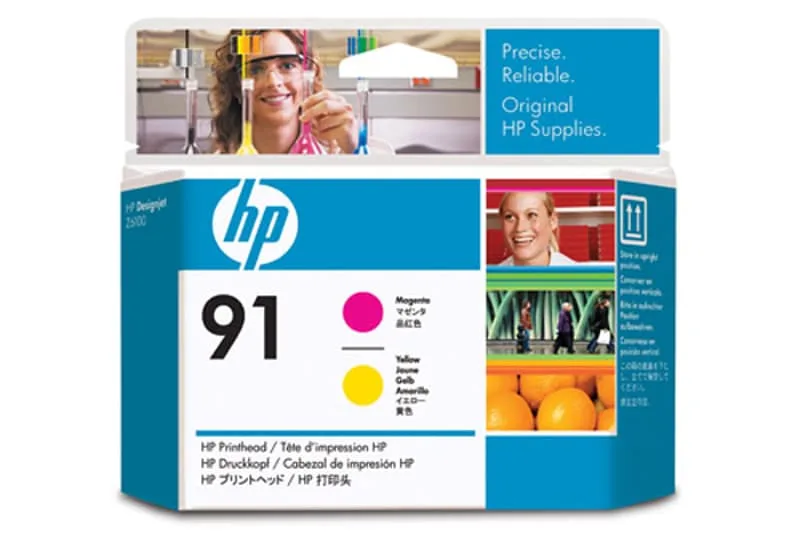 HP 91 - gul, magenta
