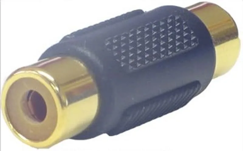 Microconnect AUDAGG-adapter, RCA, svart