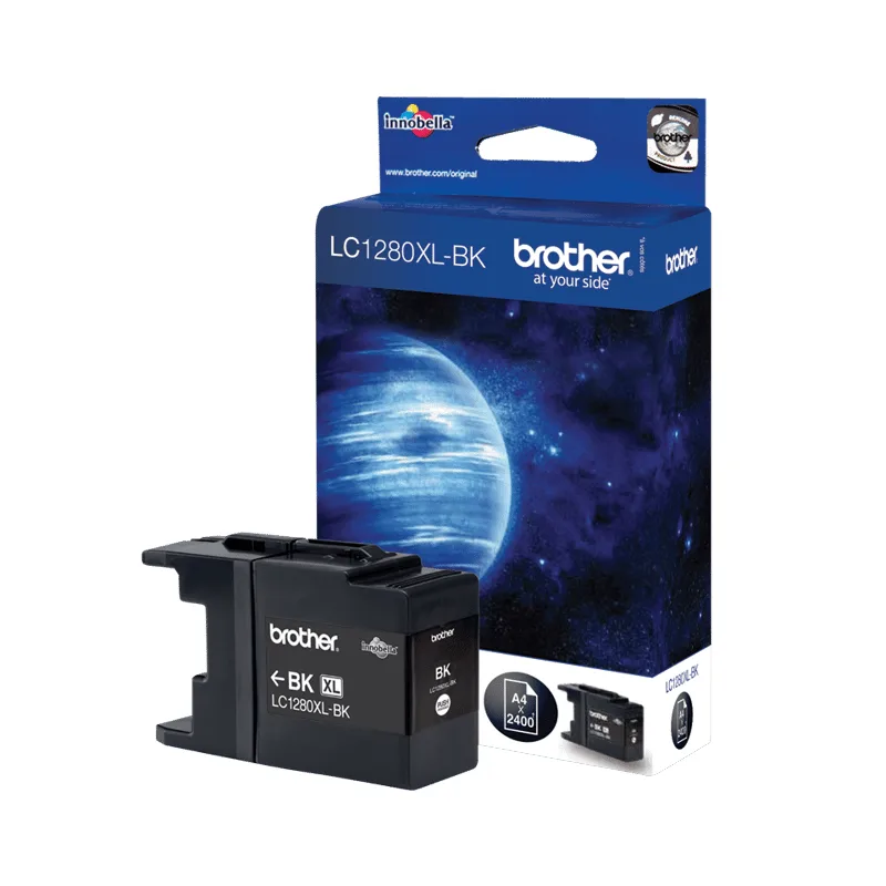 Brother LC1280XLBK - svart - original