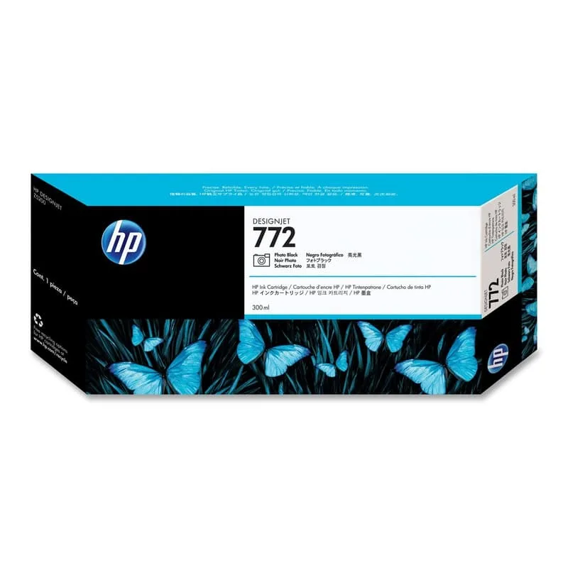 HP Bläck Foto Svart No.772