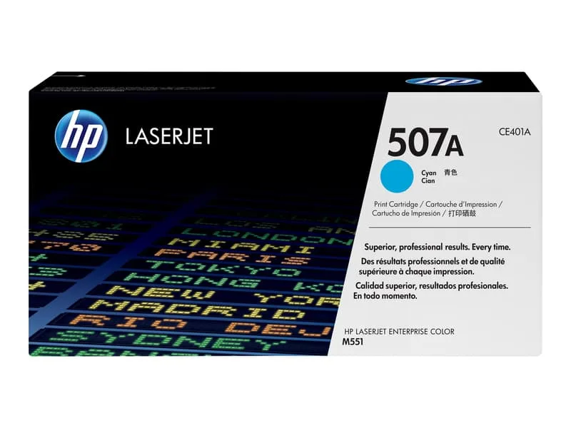 HP 507A Cyan, Color LaserJet Enterprise 500, 6000 sidor