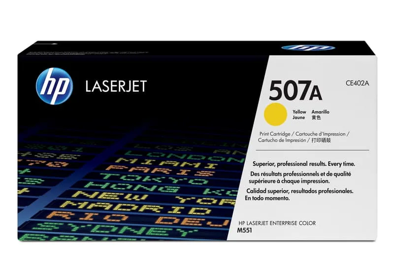 HP 507A - gul - original - LaserJet
