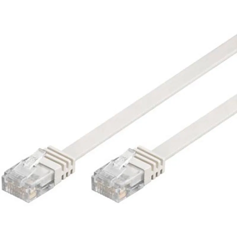 DELTACO TP-610V-FL - patch-kabel - 10 m