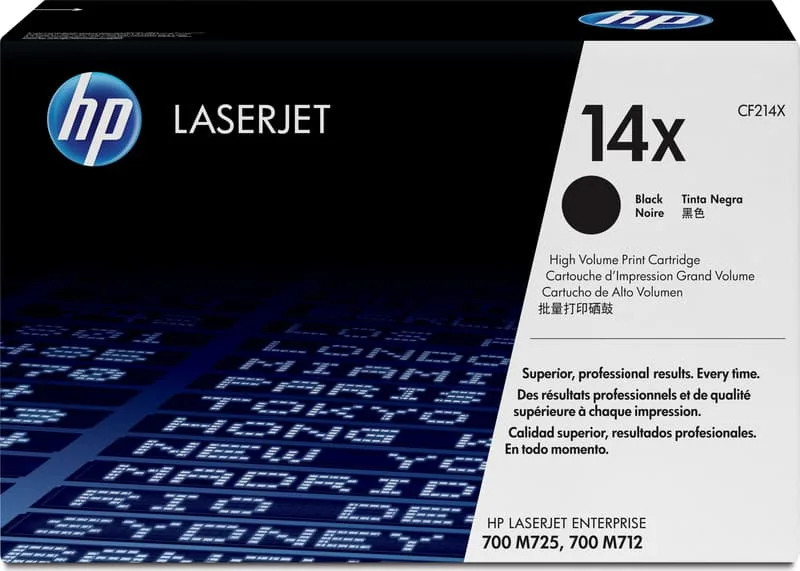 HP Toner Svart 14X 17.5K