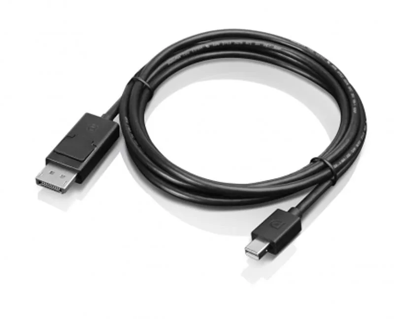Lenovo - DisplayPort-kabel - DisplayPort (hane) till DisplayPort (hane) - 1.8 m - för ThinkCentre M75t Gen 2; M80s Gen 3; M90a Gen 3; M90q Gen 2; M90t