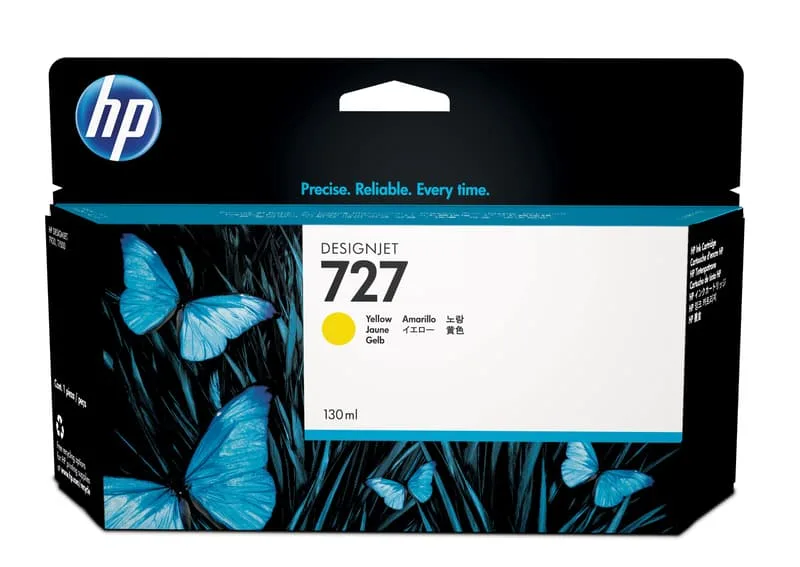HP Bläck Gul 727 130ml