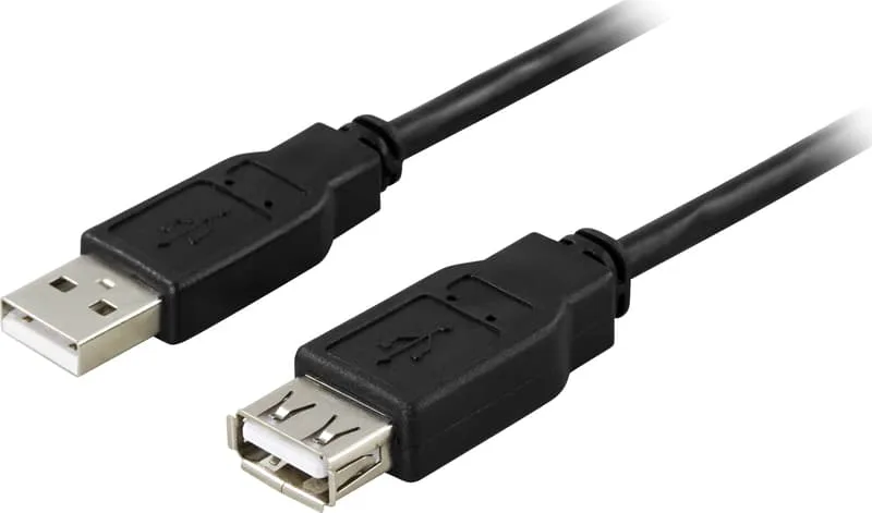 USB 2.0-förlängningskabel, Typ A, 1 meter