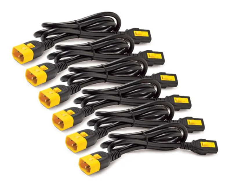 6X Power Cable C13 / C14 0.6m