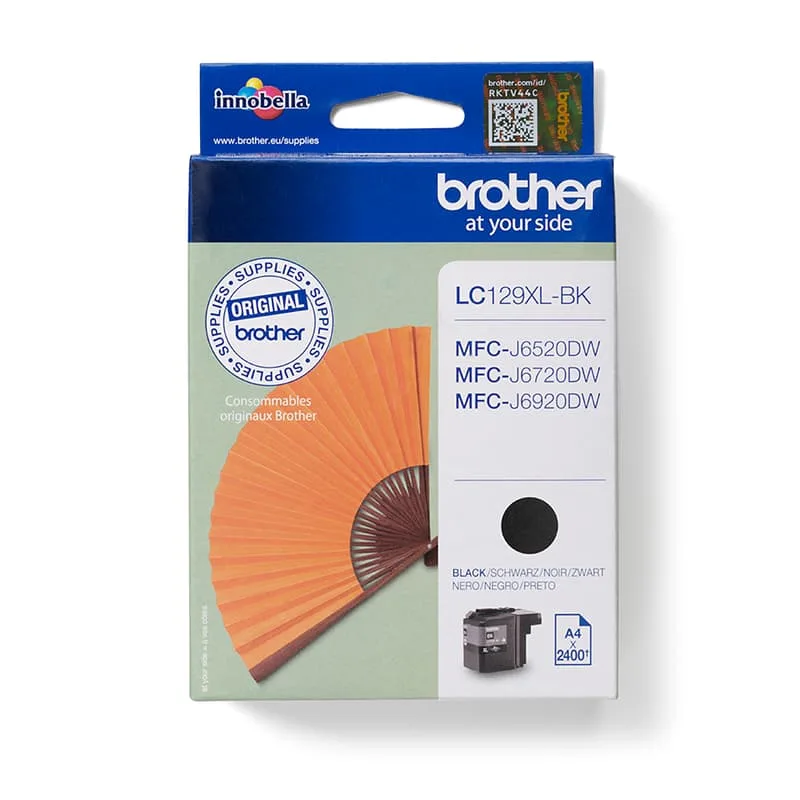 Brother LC129XLBK bläckpatron