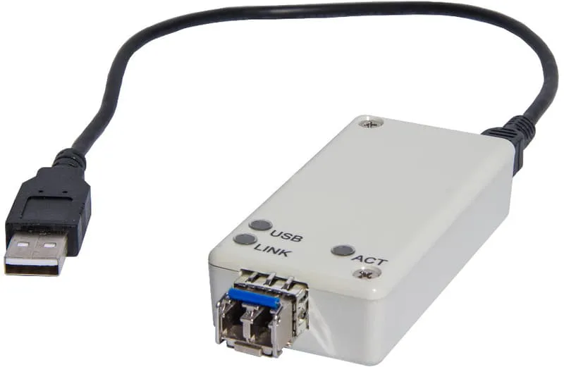 FiberGecko 100 USB SFP network adapter