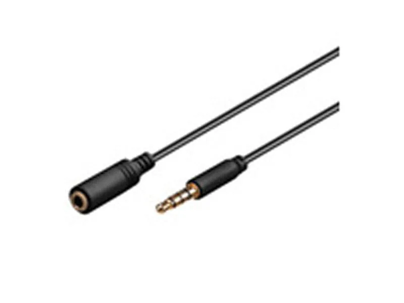 AUDIO 3.5MM FEMALE - 3.5MM MALE 4-PIN