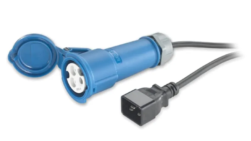 APC strömkabel IEC 60320 C20 till IEC 60309 16A