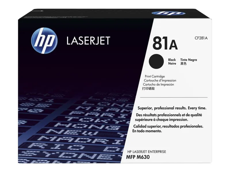 HP Toner Svart 81A 10.5K