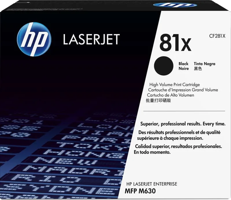 HP toner 81X Original LaserJet Svart