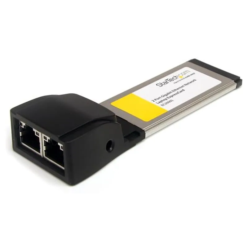 Startech Dual Port ExpressCard Gigabit Laptop Ethernet