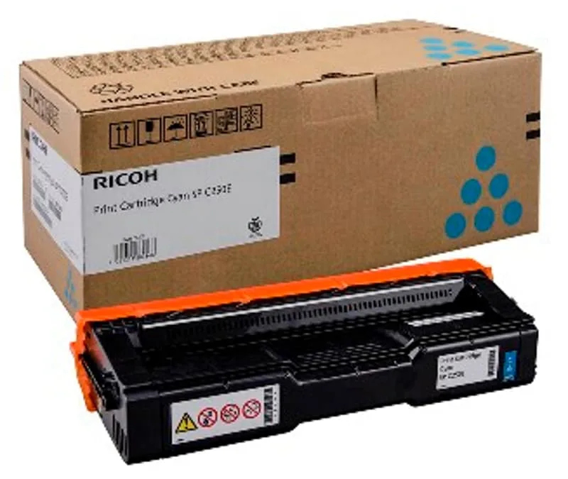 Ricoh cyan tonerkassett för Aficio MP C300, MP C400, MP C401