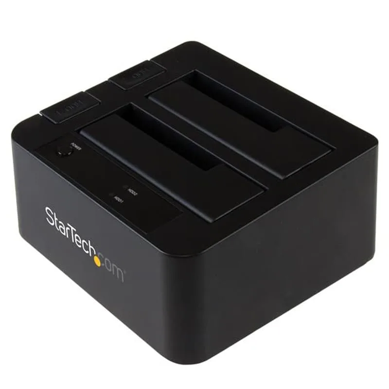 USB 3.1 Gen 2 (10Gbps) Dual-Bay Dock for 2.5"/3.5" SATA Drives