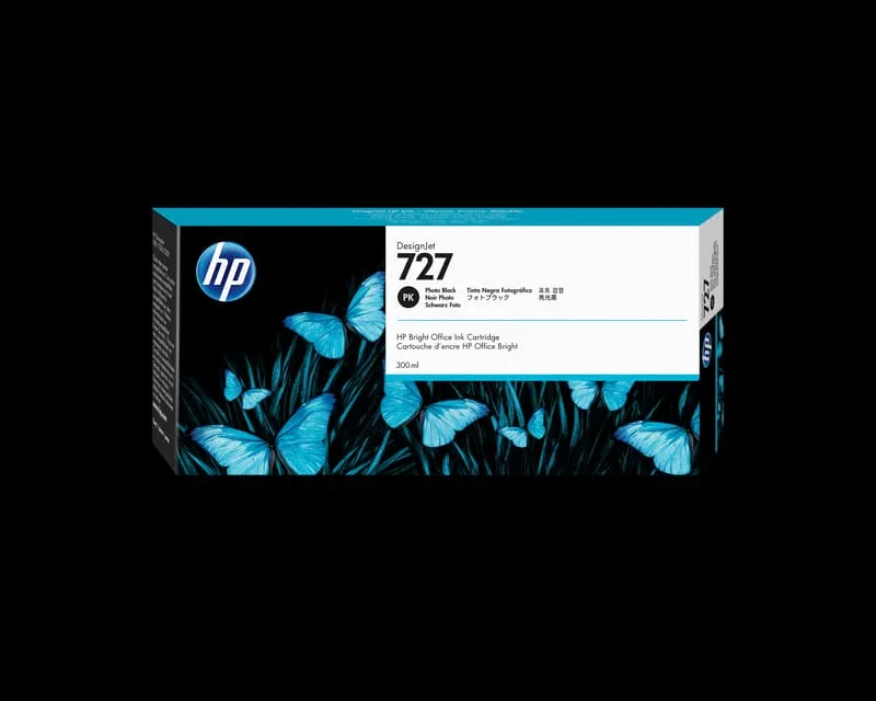 HP Bläck Foto Svart 727 300ml