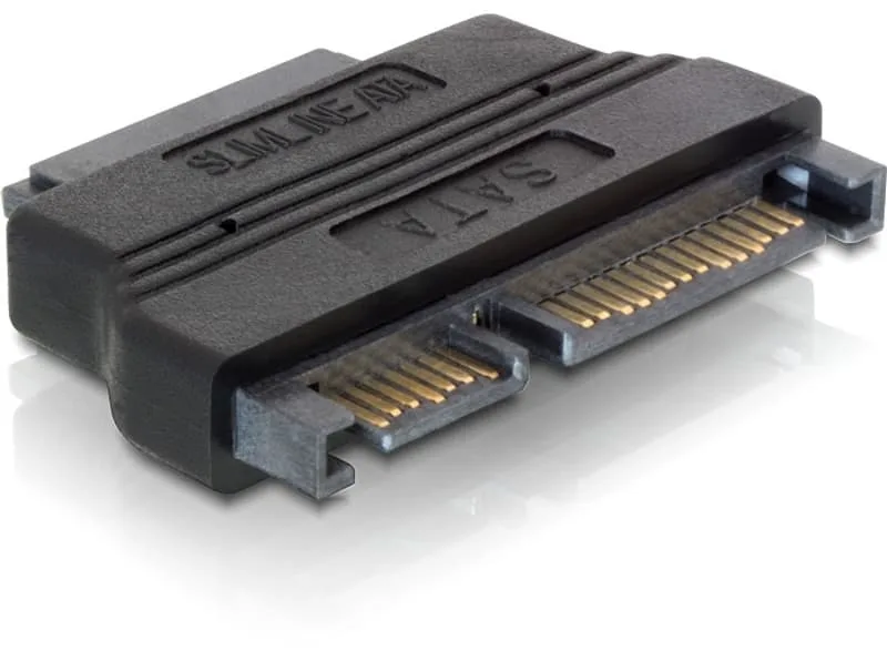 Delock adapter SATA 22-pin hane till Slim SATA 13-pin hona