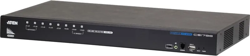 ATEN CS1798 - omkopplare för tangentbord/video/mus/ljud/USB - 8 portar