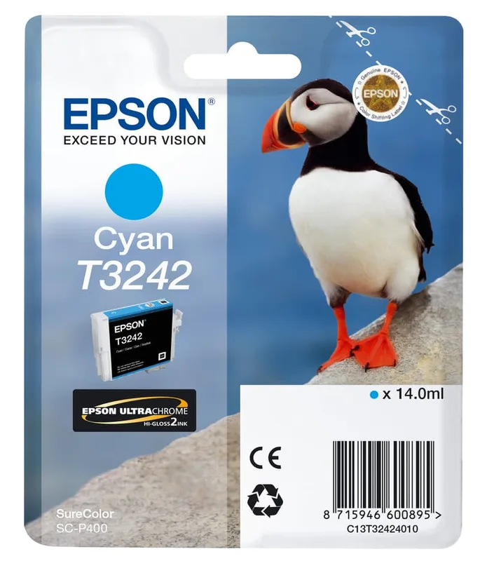 Epson Bläck Cyan T3242