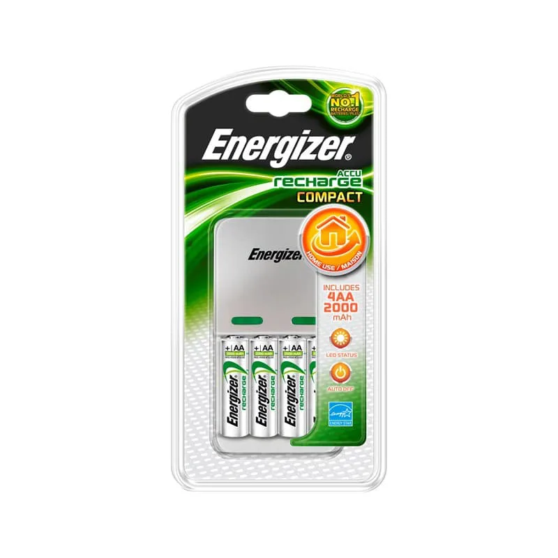 Energizer Maxi batteriladdare AA / AAA + 4 AA 2000mAh batteri