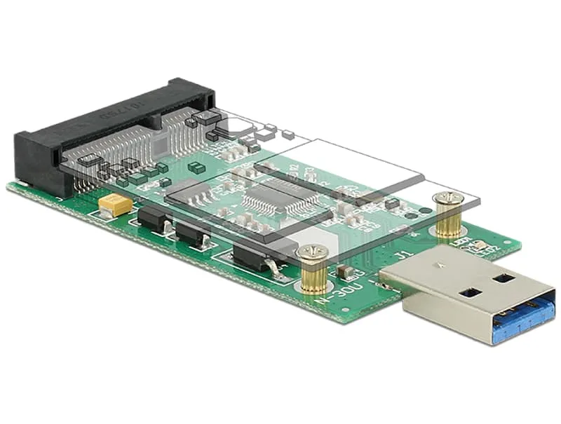 Delock adapter mSATA till USB 3.0