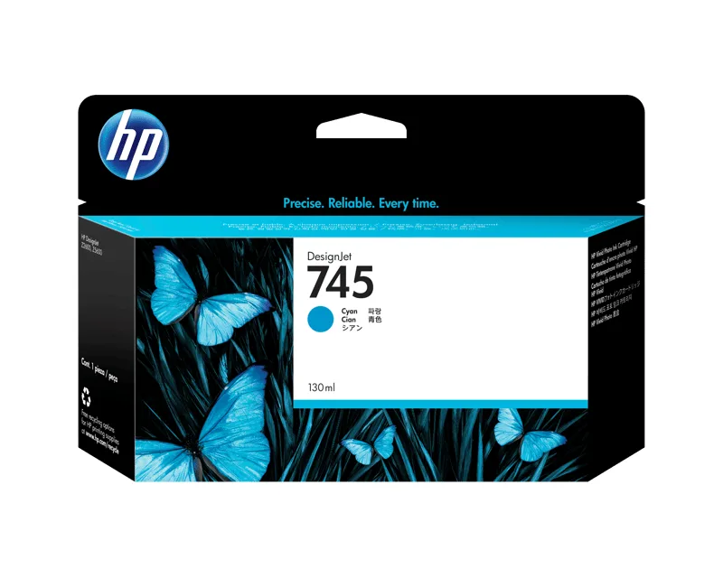 HP 745 - cyan - original - DesignJet