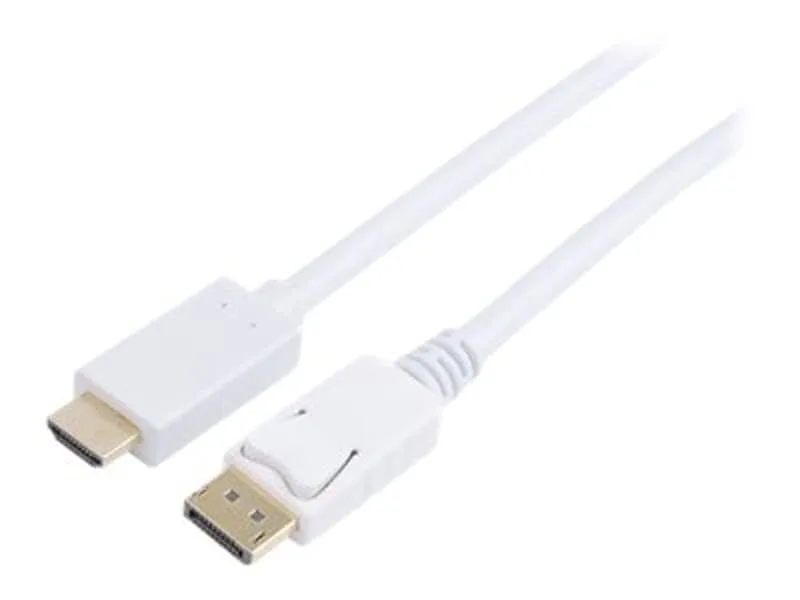 Prokord Displayport till HDMI 2M vit
