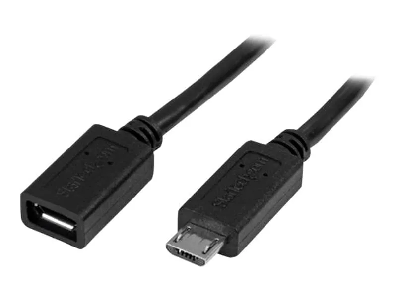 StarTech.com 0,5 m Micro USB förlängningskabel