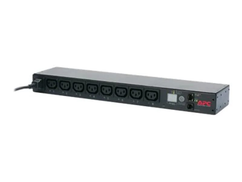 APC AP7920B grenuttag 8 AC-utgångar 0U/1U Svart