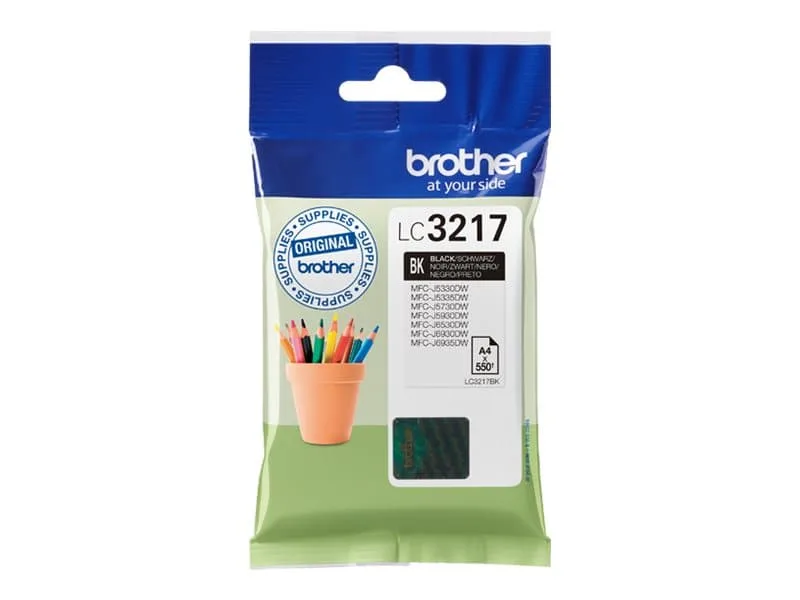 Brother bläckpatron LC-3217BK Svart