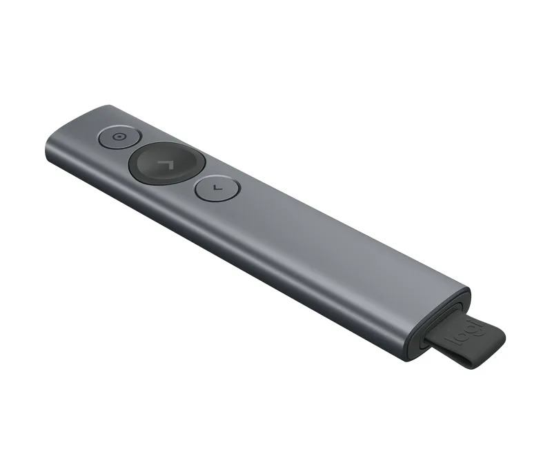 Logitech Spotlight Presentation Remote, Bluetooth, 30 meters räckvidd, markera/förstora/spela video
