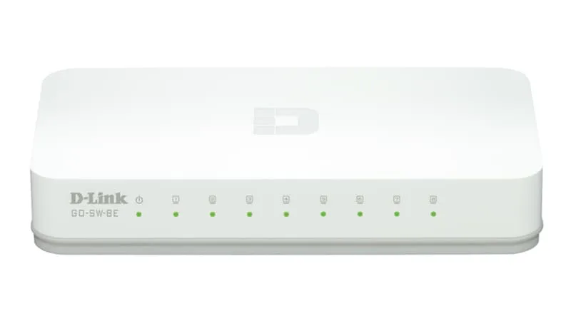 D-Link Dlinkgo 8-Port Fast Ethernet Switch GO-SW-8E