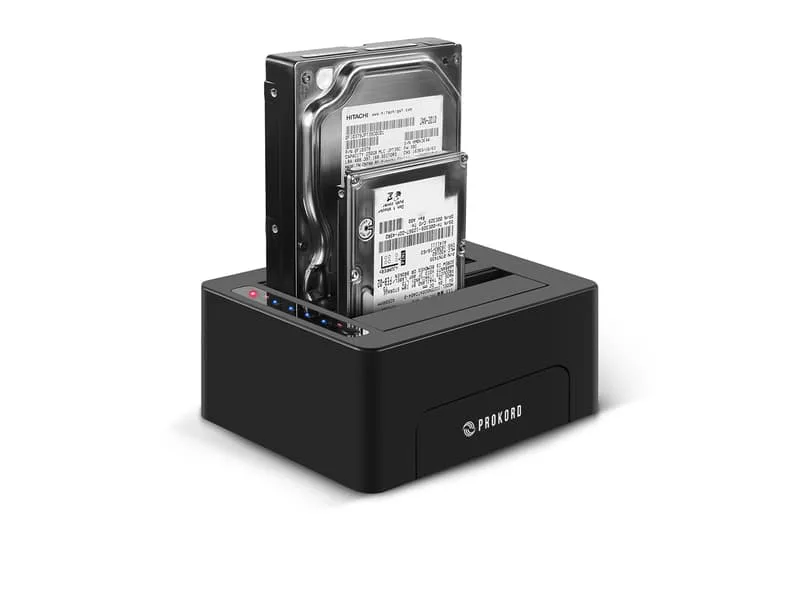Prokord USB 3.0 dockningsstation med diskkloning